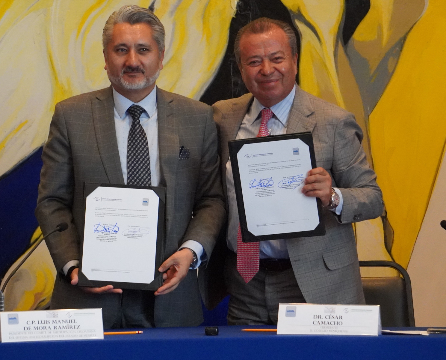 Firman El Colegio Mexiquense y el Comité de Participación Ciudadana memorándum en materia de combate a la corrupción